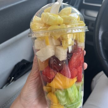 The Happy Watermelon - Fresh fruit 'plain' with no syrup or salt. This is a medium! - Ice Cream & Frozen Yogurt Near Me - Grandview, Washington The Happy Watermelon - Fresh fruit 'plain' with no syrup or salt. This is a medium! - Ice Cream & Frozen Yogurt Near Me - Grandview, Washington