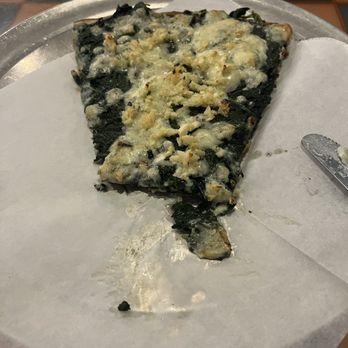 Kosta's Greek Eatery - spinach and gorgonzola pizza add fresh garlic - Greek Near Me - Pompano Beach, Florida Kosta's Greek Eatery - spinach and gorgonzola pizza add fresh garlic - Greek Near Me - Pompano Beach, Florida
