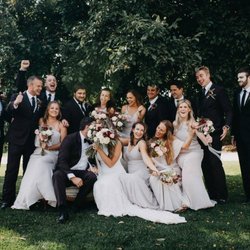 Folklore Flowers - Bridal party celebration at Garden Gables in Sister Bay. Melissa Alderton Photography