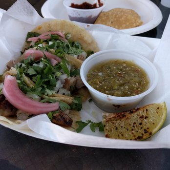Sanchos - Single order of pork belly tacos - Cocktail Bars Near Me - San Antonio, Texas Sanchos - Single order of pork belly tacos - Cocktail Bars Near Me - San Antonio, Texas