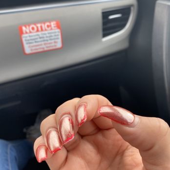 Candy Nails - Woof. This was the final result after two weeks. - Nail Salons Near Me - Las Vegas, Nevada