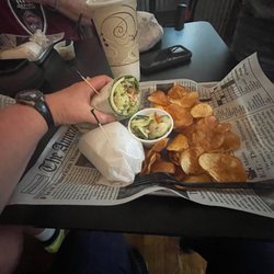 The Courthouse Cafe - Chicken wrap