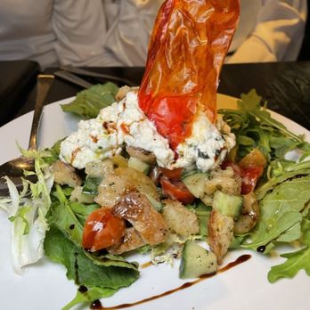 Olio Restaurant - tomato, cucumber, and burrata - New American Near Me - Stamford, Connecticut Olio Restaurant - tomato, cucumber, and burrata - New American Near Me - Stamford, Connecticut