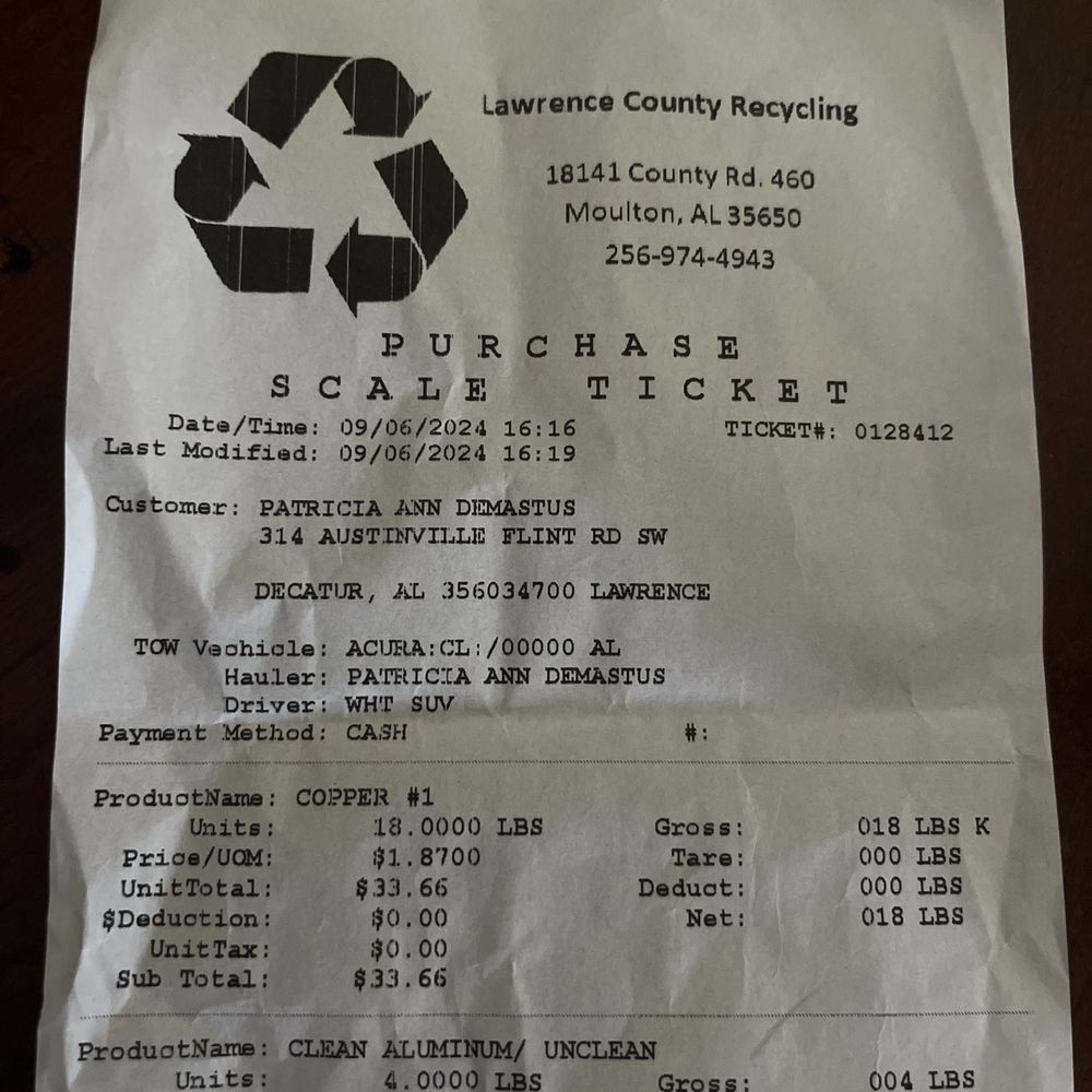 Lawrence County Recycling - Recycling Center Near Me - Moulton, Alabama