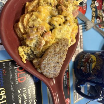Cowboy Surfer Grill - Steve 'n Kathy Scramble. Delicious! - Breakfast & Brunch Near Me - Corona, California Cowboy Surfer Grill - Steve 'n Kathy Scramble. Delicious! - Breakfast & Brunch Near Me - Corona, California