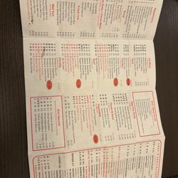 Golden Chopsticks - Menu 10/23/24