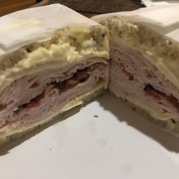 Custom sandwich exactly as ordered. Look at the huge amounts of meat piled on! Wish I had taken a picture of their delicious Italian sub too Custom sandwich exactly as ordered. Look at the huge amounts of meat piled on! Wish I had taken a picture of their delicious Italian sub too
