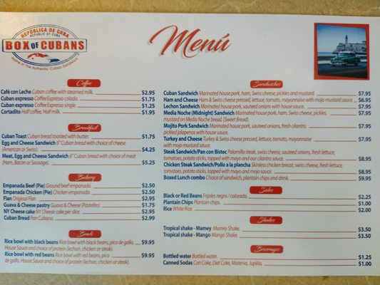 Menu photo 7 Box Of Cubans Riverview, FL Menu photo 7 Box Of Cubans Riverview, FL