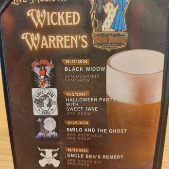 Wicked Warren's - Bands - Breweries Near Me - Jamestown, New York