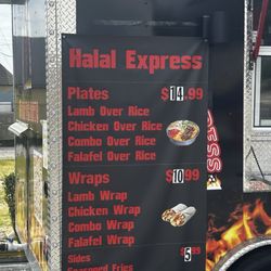Halal Express Menu and Phone number
