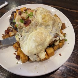Breakfast Horseshoe with Prime Rib