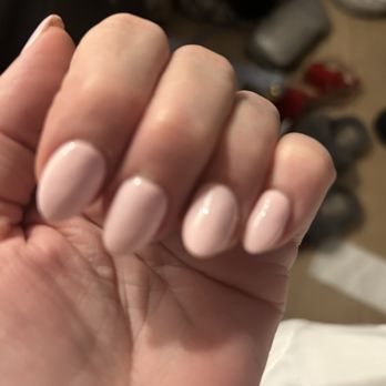 Diva Nails - Gel over acrylic pale pink - Nail Salons Near Me - Glendale, Arizona