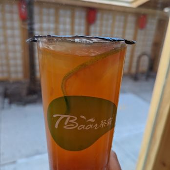 Tbaar Park Slope - Grapefruit tea wit aloe - Bubble Tea Near Me - Brooklyn, New York