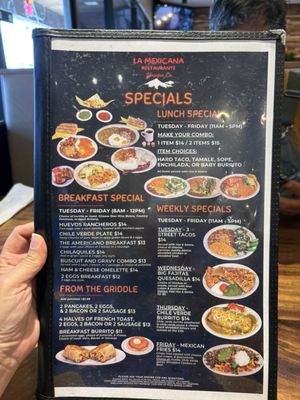 Menu photo 2 La Mexicana Restaurant Yucaipa, CA Menu photo 2 La Mexicana Restaurant Yucaipa, CA
