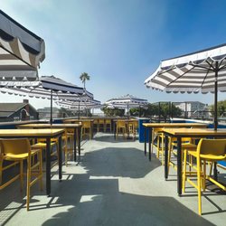 Green Cheek Beer Co. - Rooftop seating with ocean view