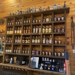 Tall Pines Distillery - Behind the bar