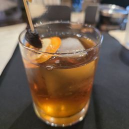 $12 (during happy hour) High Fashion (Old Fashioned)
