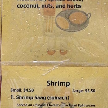 India on Wheels - Menu - biryani and shrimp (as of 10/30/12) - Indian Near Me - Pittsburgh, Pennsylvania India on Wheels - Menu - biryani and shrimp (as of 10/30/12) - Indian Near Me - Pittsburgh, Pennsylvania