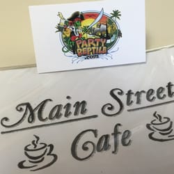 Main Street Cafe - Menu is basic ..,