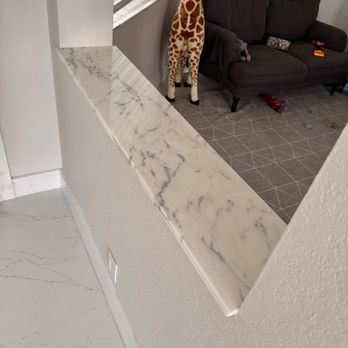 Cyber Remodeling - New marble shelf. - Flooring Near Me