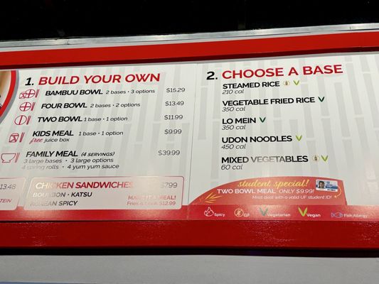 Menu photo 2 Bambuu Asian Eatery Gainesville, FL