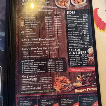 Crafty Crab - Menu - Seafood Near Me - Alexandria, Virginia