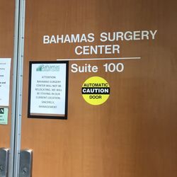 Bahamas Surgery Center - OR behind these doors