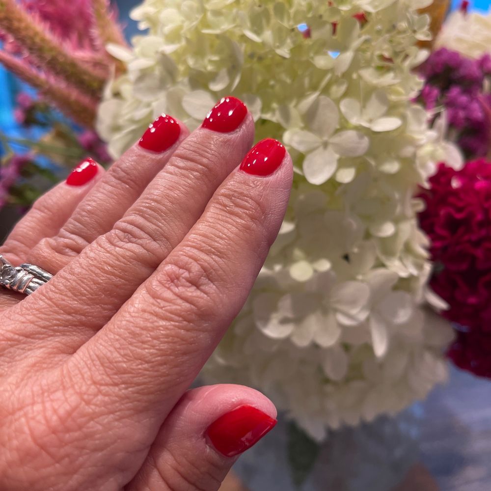 French Raspberry gel polish DC