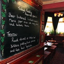 Coach & Horses - The daily specials menu