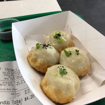 Juicy Dumpling - P3-Pan fried juicy buns $4.20 with tax. - Dim Sum Near Me - Toronto, Ontario