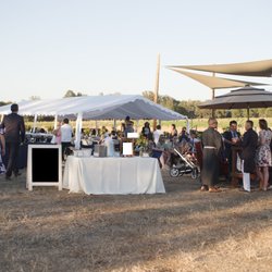 Elegance By Design Events & Rentals - Tent and patio umbrellas - the patio umbrellas came with fans for daytime and lights for nighttime!