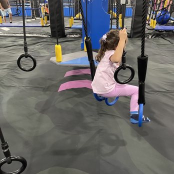 Airtopia Adventure Park - Obstacle rings...thank goodness for those grip socks they give you. - Trampoline Parks Near Me - San Antonio, Texas Airtopia Adventure Park - Obstacle rings...thank goodness for those grip socks they give you. - Trampoline Parks Near Me - San Antonio, Texas