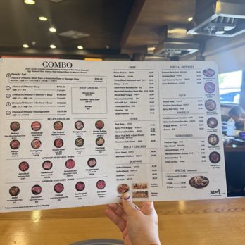 Yellow Cow Korean BBQ Restaurant - Menu IG: socalhkfoodies - Korean Near Me - Gardena, California