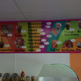 Pa'Latino paleteria - Menu - Ice Cream & Frozen Yogurt Near Me - Newark, California