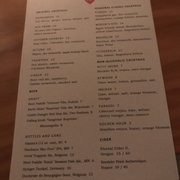 Photo of The Bachelor Farmer - Minneapolis, MN, United States. Drink menu