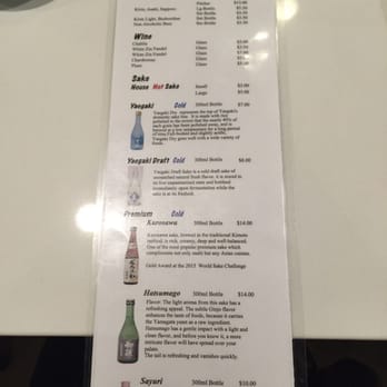 Full Moon Sushi - Drink menu - Japanese Near Me - San Clemente, California