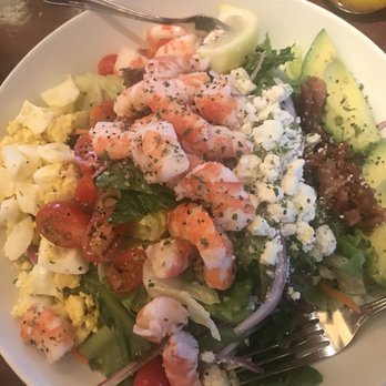 Pappadeaux Seafood Kitchen - Shrimp Salad with Greek dressing! My fave! - Seafood Near Me - Bedford, Texas