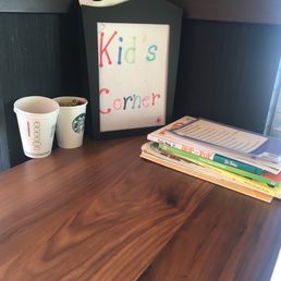 Starbucks Kid's Corners. Not much here, but better than nothing I suppose.