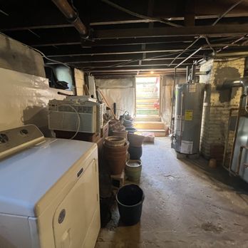Keller Waterproofing - This basement had a lot going on, but Keller got the job done! Another happy customer! - Waterproofing Near Me - Somerville, Massachusetts