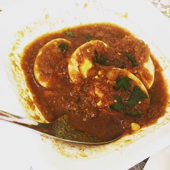 Friends Cafe - Golden Egg curry with tamarind sauce - Thai Near Me - Roseville, Minnesota