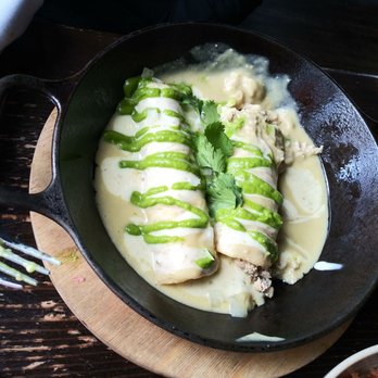 Poquitos - Enchiladas Suizas - Mexican Near Me - Seattle, Washington