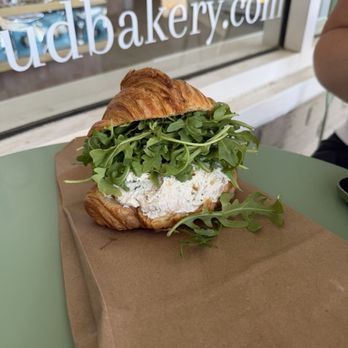 Flourbud Bakery - Chicken salad sandwich on a croissant - Bakeries Near Me - East Moriches, New York Flourbud Bakery - Chicken salad sandwich on a croissant - Bakeries Near Me - East Moriches, New York