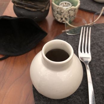 Aubergine - Beef bone broth soup.  Very satisfying. - New American Near Me - Carmel, California