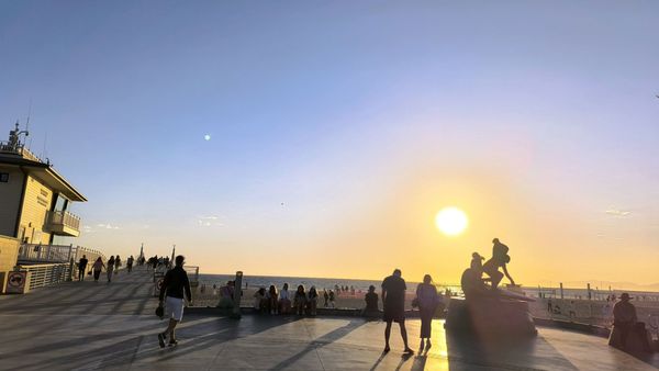 Hermosa Beach Pier by null