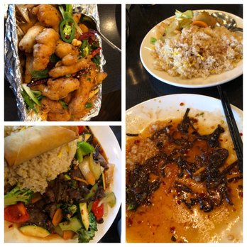 Shanghai Kitchen - Entrees served 5m apart.  Too much veg/rice on garlic beef. Chix w chili pepper excellent. - Dim Sum Near Me - Englewood, Colorado