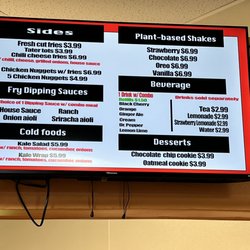 Romeo's Vegan Burgers - Jan 2023 menu