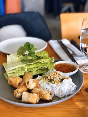 Photo of The Slanted Door - San Francisco, CA, US. Crispy Imperial Rolls | gulf shrimp, pork shoulder, vermicelli noodles, roasted peanuts