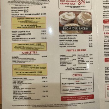 Original Breakfast House - New menu - page 1 - Breakfast & Brunch Near Me - Phoenix, Arizona