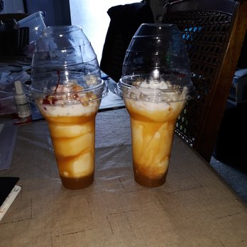 Fosters Freeze - two cold drinks on a table - Burgers Near Me - Fresno, California Fosters Freeze - two cold drinks on a table - Burgers Near Me - Fresno, California