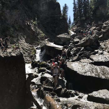 Donut Falls - Hiking up the waterfall - Hiking Near Me - Salt Lake City, Utah Donut Falls - Hiking up the waterfall - Hiking Near Me - Salt Lake City, Utah